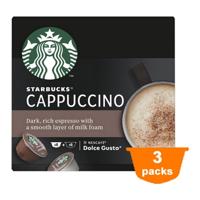 Starbucks - Cappuccino by Nescafé Dolce Gusto - 3x 12 Capsules - thumbnail