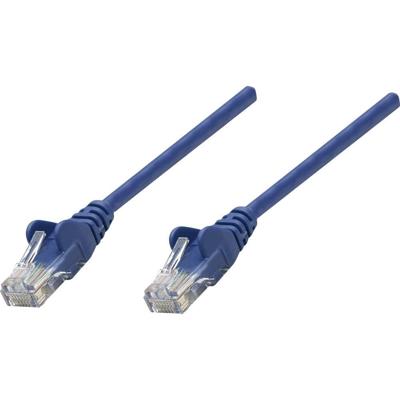 Intellinet 735674 RJ45 Netwerkkabel, patchkabel CAT 6 S/FTP 7.50 m Blauw Vergulde steekcontacten 1 stuk(s)