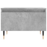 Salontafels 2 st 50x46x35 cm bewerkt hout betongrijs - thumbnail