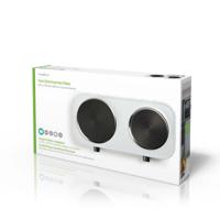 Dubbele Elektrische Kookplaat | 2500 W | 155/185 mm | Beveiliging tegen Oververhitting - thumbnail