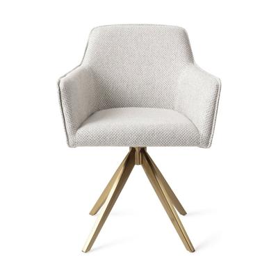 Jesper Home Eetkamerstoel 'Hofu' Turn Gold, kleur Checkers Charm