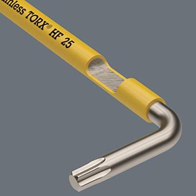 Wera 3967 SXL HF TORX® Stiftsleutel Multicolour met vasthoudfunctie, lang, RVS, TX 25 x 154 mm - 05022685001 - thumbnail