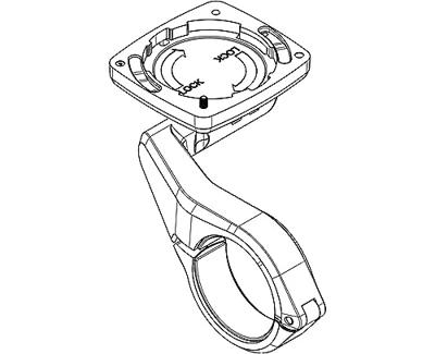 Bosch displayhouder Intuvia 100 31,8mm