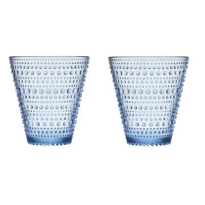 Iittala Kastehelmi Waterglas 0,30 cl aqua, per 2 Iittala Kastehelmi Waterglas 0,30 cl aqua, per 2