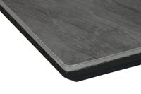 Eettafel Home ESPRIT Zwart Grijs Metaal Keramisch 160 x 90 x 76 cm - thumbnail
