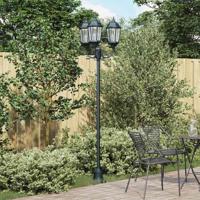 Tuin Lantaarnpaal Donkergroen Aluminium en Glas - thumbnail