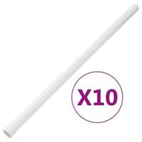 VidaXL Kabelgoten met klemmen ø30 mm 10 m pvc - thumbnail
