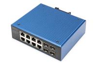 Digitus DN-651153 Industrial Ethernet Switch 8 + 4 poorten 10 / 100 / 1000 MBit/s PoE-functie - thumbnail