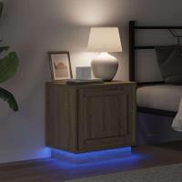 Nachtkastje 2 pcs Sonoma eiken 44 x 34,5 x 45 cm Bewerkt hout - thumbnail