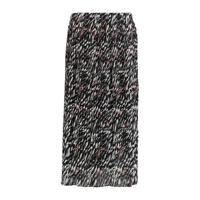 Zabaione rok Ria met all over print zwart - thumbnail