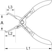 Scheidingstang voor elektrische aansluitingen 115.1108 KS Tools Inhoud: 1 stuk(s) - thumbnail