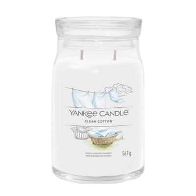 Yankee Candle clean cotton signature large jar