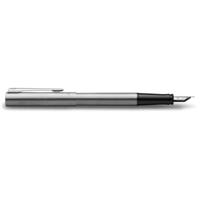 Waterman vulpen Allure Chrome fijne punt, inclusief 6 inktpatronen, op blister - thumbnail