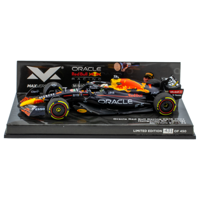 1:43 RB18 GP Hungary 2022 - Winnaar Max Verstappen - Schaalmodel - Red Bull Racing