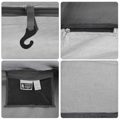 VidaXL Binnentent zwart 220 x 128 x 110 cm gaas VidaXL Binnentent zwart 220 x 128 x 110 cm gaas