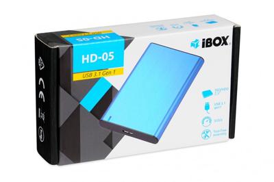 iBox HD-05 HDD-/SSD-behuizing Blauw 2.5"
