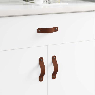 Kast Handvatten 2 pcs Bruin 96 mm PU