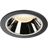 SLV Plafondinbouwlamp NUMINOS® DL XL/LED spot, schijnwerper, plafondspot, inbouwlamp, binnenverlichting / IP20 / IP44 3000K 37.4W 3500lm zwart 55 graden - thumbnail