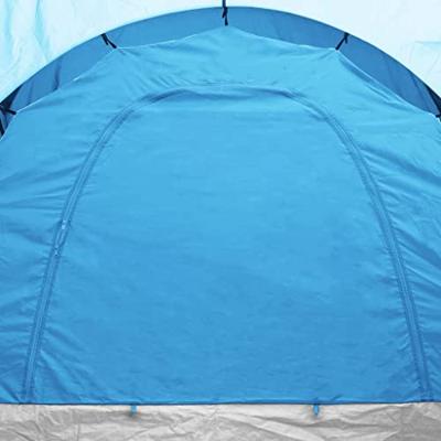 VidaXL Tent 6-persoons blauw en lichtblauw