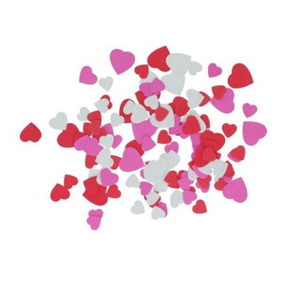 Foam Hartjes Rood/Roze/Wit