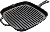 Grillpan vierkant 26cm gietijzer - thumbnail