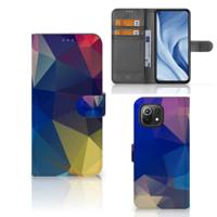 Xiaomi 11 Lite 5G NE | Mi 11 Lite | Book Case | Polygon Dark - thumbnail