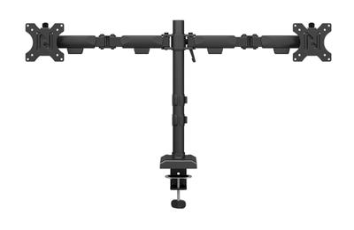 Neomounts ds60-600bl2 desk monitor arm, clamp/grommet, 10" - 32", 100 x 100 mm, height adjust, black