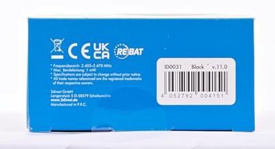 LogiLink Mini Muis Radiografisch Optisch Zwart 3 Toetsen 1600 dpi LogiLink Mini Muis Radiografisch Optisch Zwart 3 Toetsen 1600 dpi