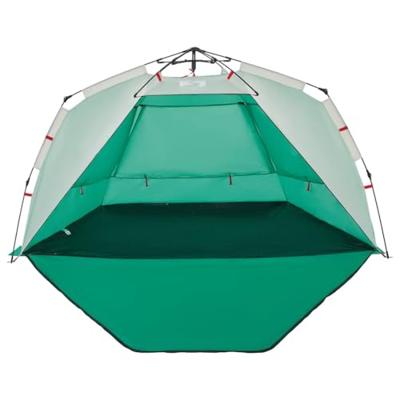 VidaXL Strandtent 3-persoons waterdicht snelontgrendeling zeegroen VidaXL Strandtent 3-persoons waterdicht snelontgrendeling zeegroen