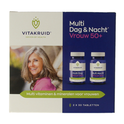 Multi dag & nacht vrouw 50+ 2 x 30 tabletten 60 Tabletten