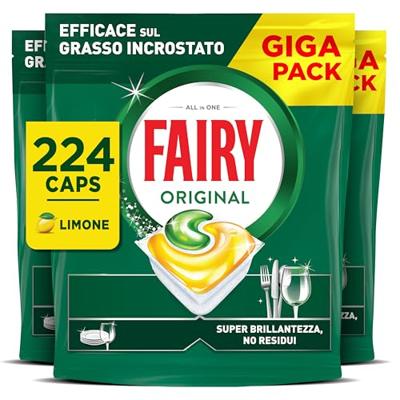 Vaatwastabletten Fairy TODO EN 1 LIMON 56 Stuks Vaatwastabletten Fairy TODO EN 1 LIMON 56 Stuks