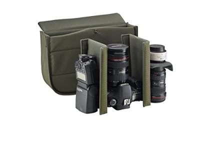 Billingham Canvas-cameratas Hadley Pro (klein, met bruine lederen randen) zwart/bruin