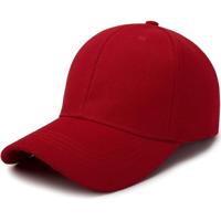 Outdoor Sun Hat wild ademend Hat voorjaar zomer Baseballpet casual sport GLB (rood) - thumbnail