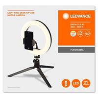 LEDVANCE LINEAR LED MOBILE RING 4058075666870 LED-tafellamp LED 5.50 W Zwart - thumbnail