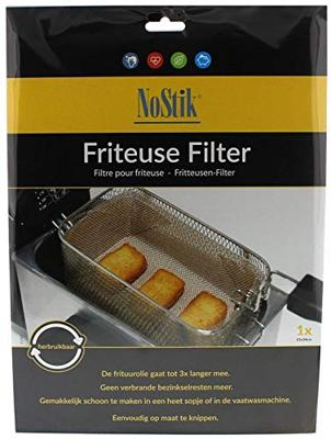 Nostik friteusefilter voor bakmandje 25x34cm