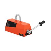 Steinberg Systems SBS-PML-1500N hefmagneet 1500 kg plat/750 kg ronde magneetlifter lift magneetkraan magneet (165 x 374 x 273 mm (BxLxH), min./Max. diameter 150 - 350 mm) - thumbnail