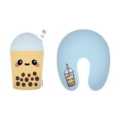 Swapseazzz Foodiemals Boba de Bubble Tea 2-in-1 Pluche Reiskussen