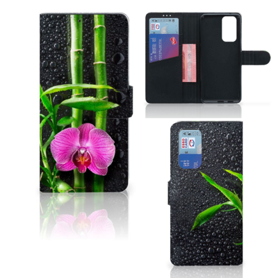 OnePlus 9 Pro Hoesje Orchidee | Portemonnee hoesje
