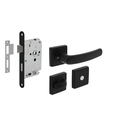 Intersteel Compleet deurklinksetDenham zwart toilet - 0023.005999