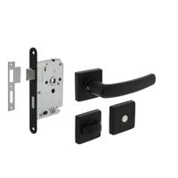 Intersteel Compleet deurklinksetDenham zwart toilet - 0023.005999 - thumbnail