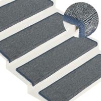 Trapmatten 15 st 65x21x4 cm paars en blauw - thumbnail