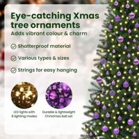 VidaXL Kunstkerstboom met 300 led met standaard groen 210 cm pe en pvc - thumbnail