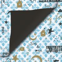 Geschenkpapier rol Sint Gold Duo 70 centimeter x 200 meter - thumbnail