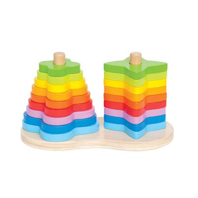 Hape stapeltoren regenboog