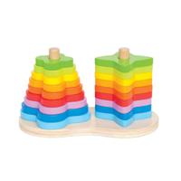 Hape stapeltoren regenboog - thumbnail