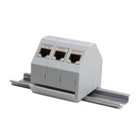 LogiLink Professional MP0053 DIN-rail adapter lichtgrijs - thumbnail