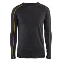 Blåkläder merino xlight onderhemd lange mouw 479917349835 | donkergrijs/geel | maat l - 7330509545539 - thumbnail
