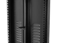 Roadinger SR-19 19 inch rack 18 HE Staal Incl. wielen - thumbnail