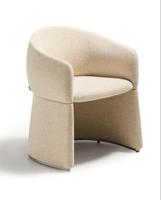 Kave Home Bosca eetkamerstoel chenille Beige - thumbnail