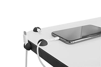 Cablehome Kabelhouder Zelfklevend 135347 Zwart 9 stuk(s)